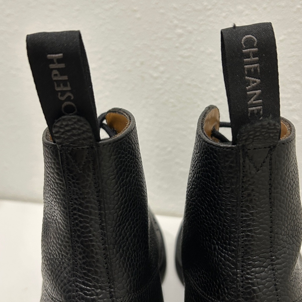 NWOT Joseph Cheaney Penhill Capped Derby Boot in Black Grain Leather |Size 11R - Picture 7 of 16
